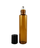 Roll-on en verre coloré ambré 30 ml