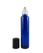 Roll-on en verre coloré bleu 30 ml