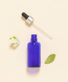 Blue Glass DIN18 Dropper Bottle - 50ml