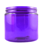 Pot PET recyclé violet BASIC 200 ml - sans bouchage