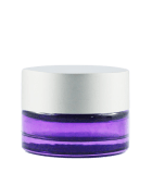 Vasetto in vetro viola 5 ml coperchio argento opaco