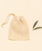 Sacchetto in cotone BIO per cosmetici solidi