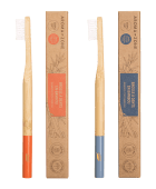 Brosse à dents souple en bambou - 2 couleurs disponibles