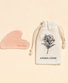 Gua sha viso quarzo rosa