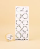Etiquettes vierges petit format rond (lot de 10)