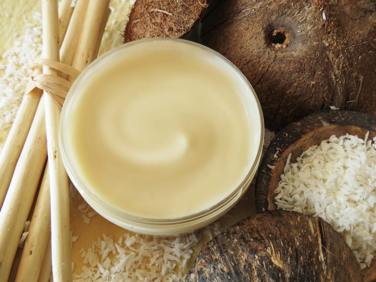 Masque beauté & brillance à la noix de coco
