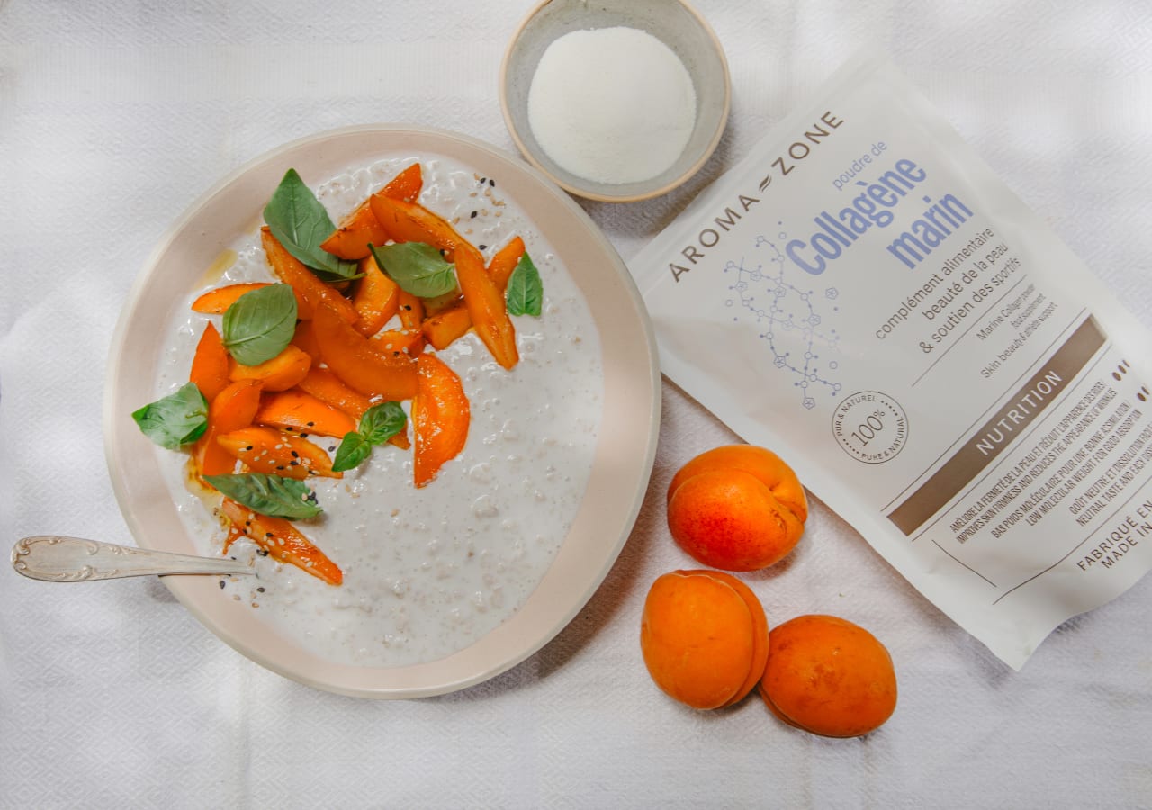 Porridge vegan abricot booster collagène : recette et bienfaits
