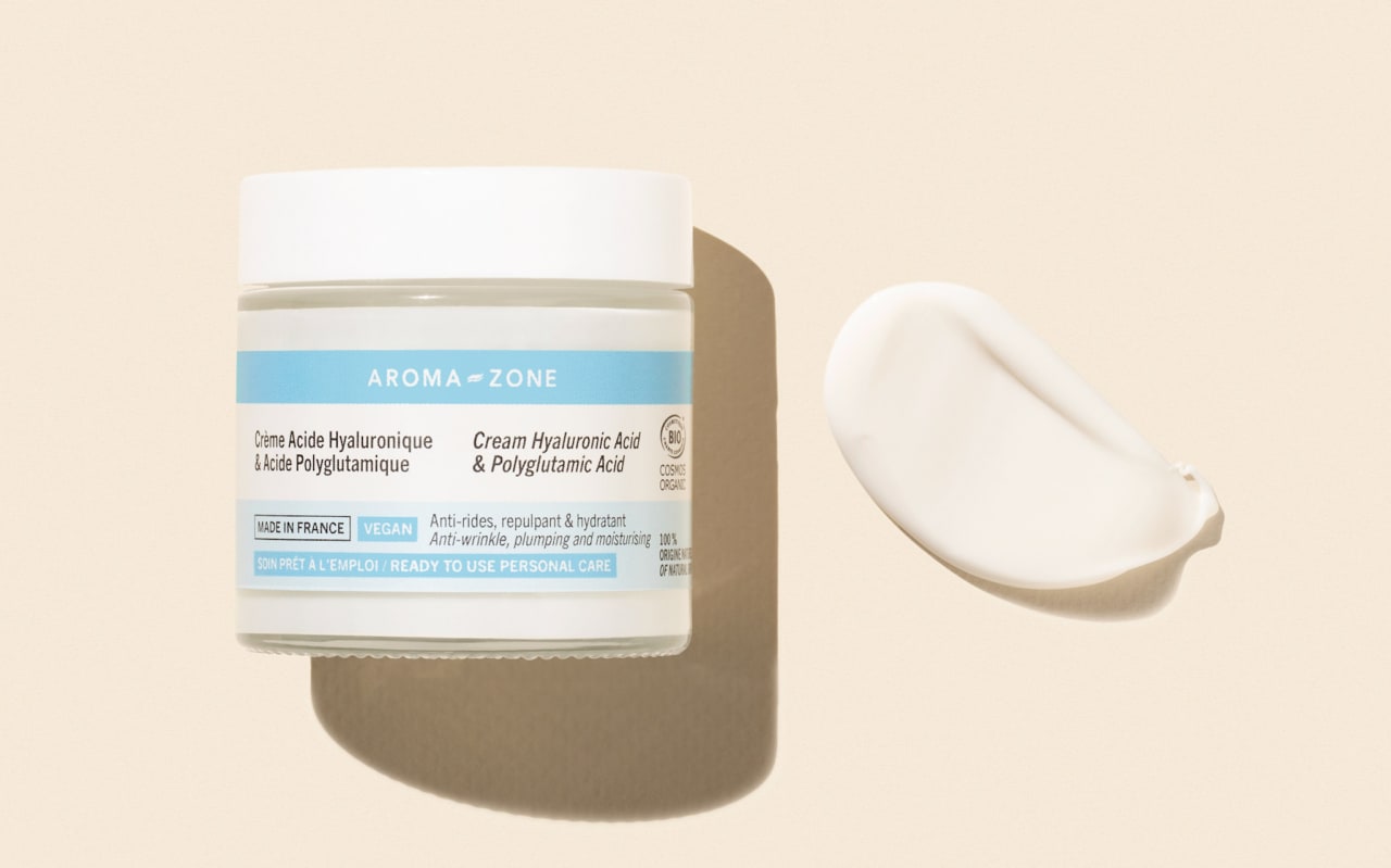 Hyaluronic acid and polyglutamic acid face cream: What are its benefits?