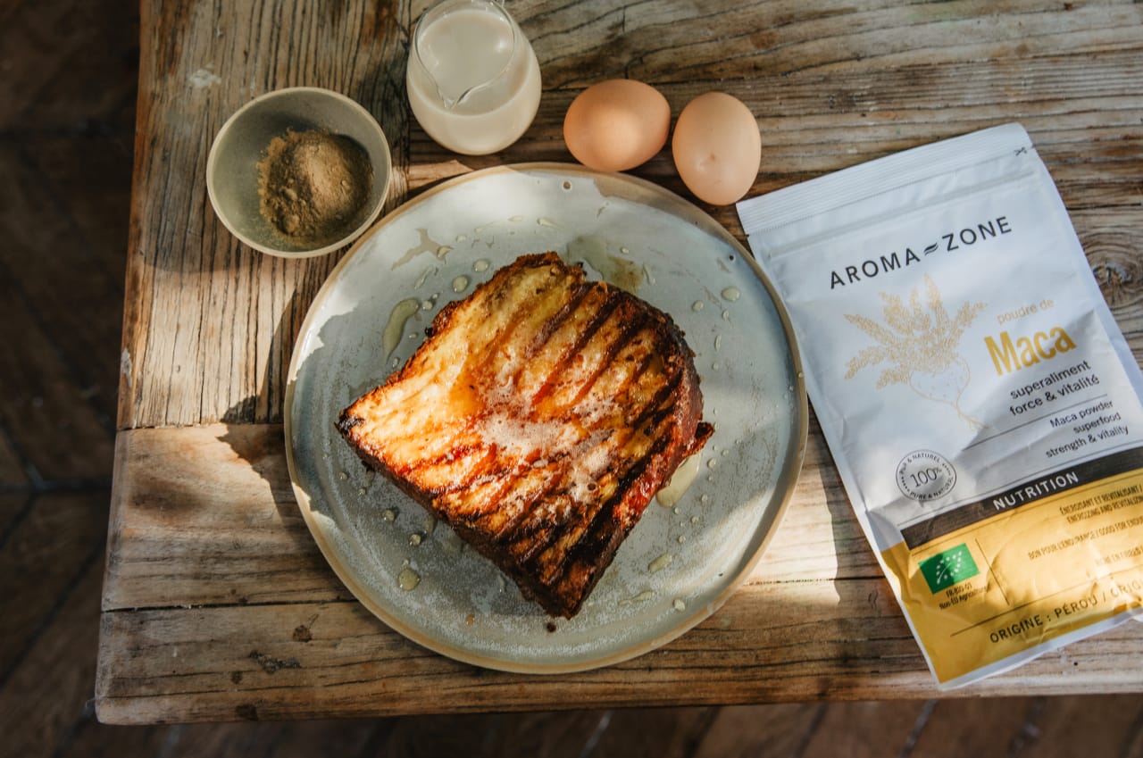Pain Perdu au Maca : petit-déjeuner gourmand et énergie durable