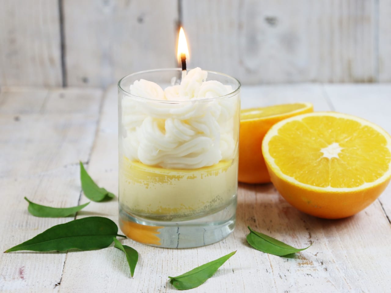 Bougie chantilly farandole d'agrumes