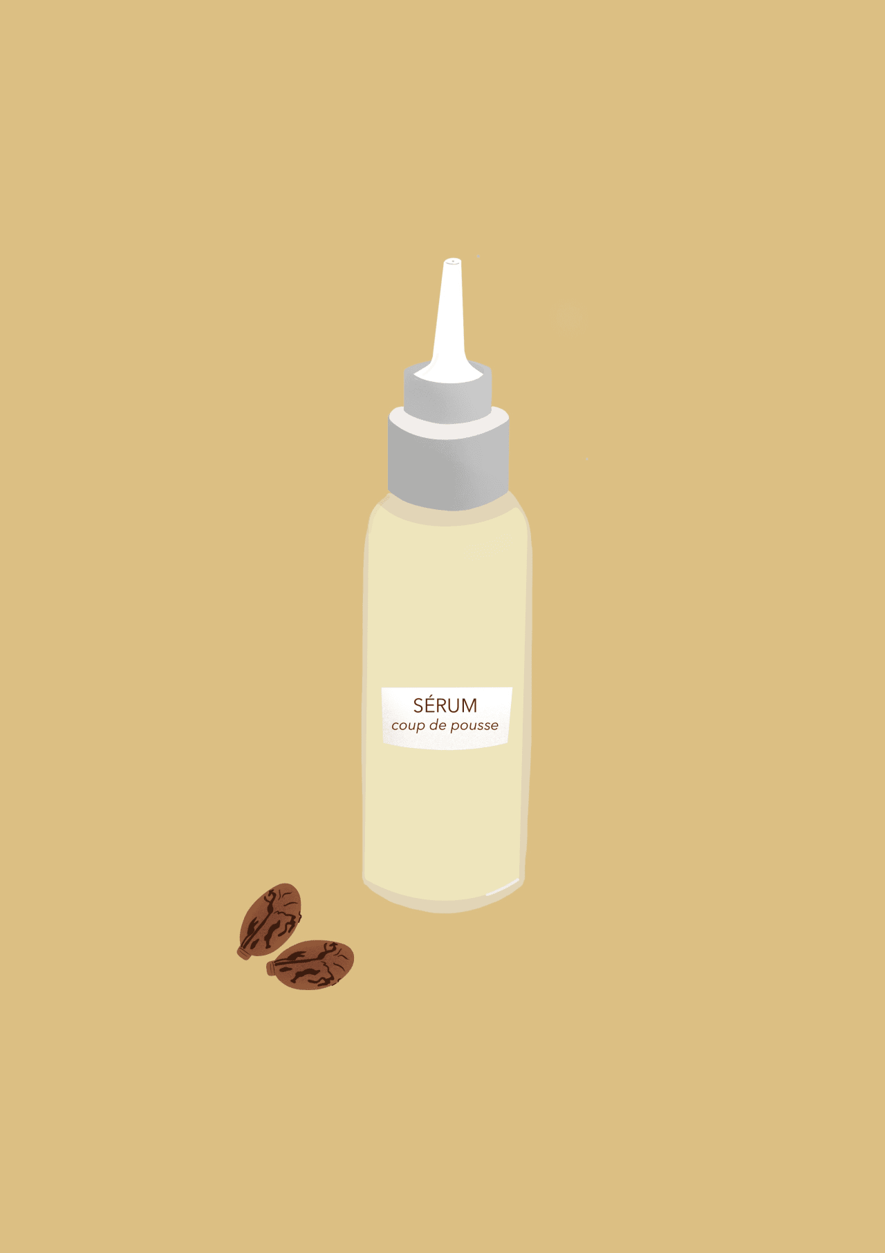 Soin nourrissant n°4 _ Sérum « coup de pousse » à l'huile de Ricin 