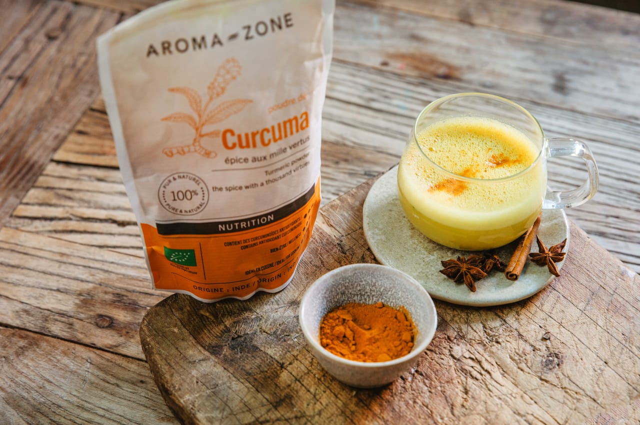 Golden Milk, Maca, Curcuma et Cannelle : boisson réconfortante et tonifiante pour la peau