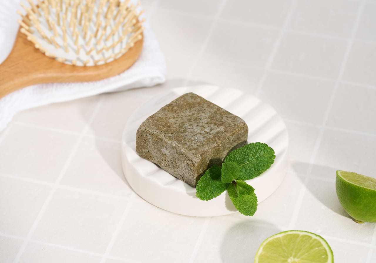 Shampooing "green garden" pour cheveux gras