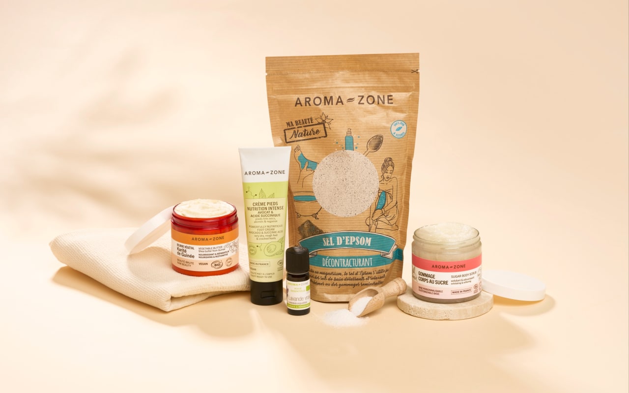 Nos actifs naturels pour réparer vos pieds secs