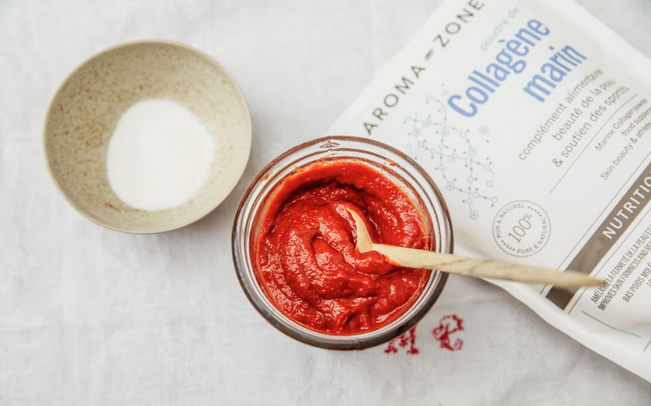 Recette de ketchup maison betterave et tomate au collagène marin
