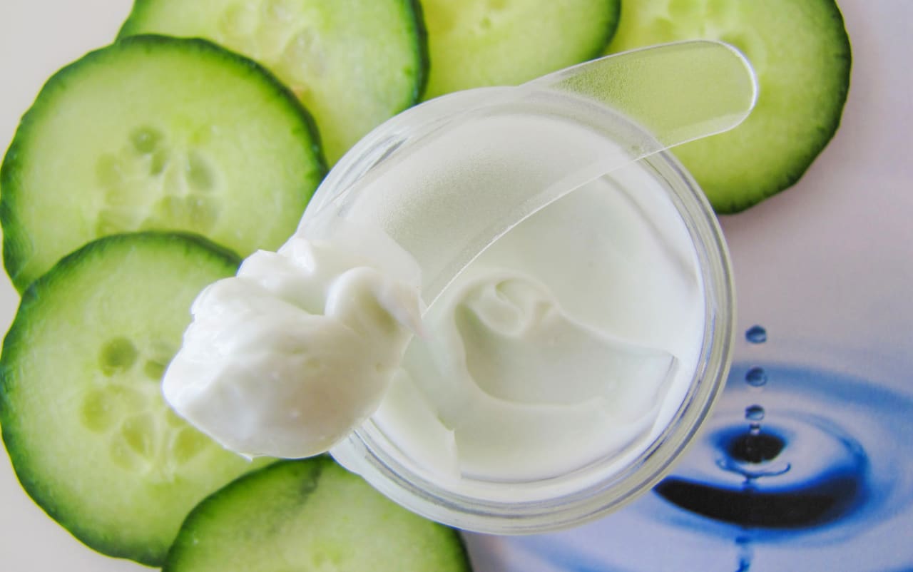 Masque désaltérant au concombre