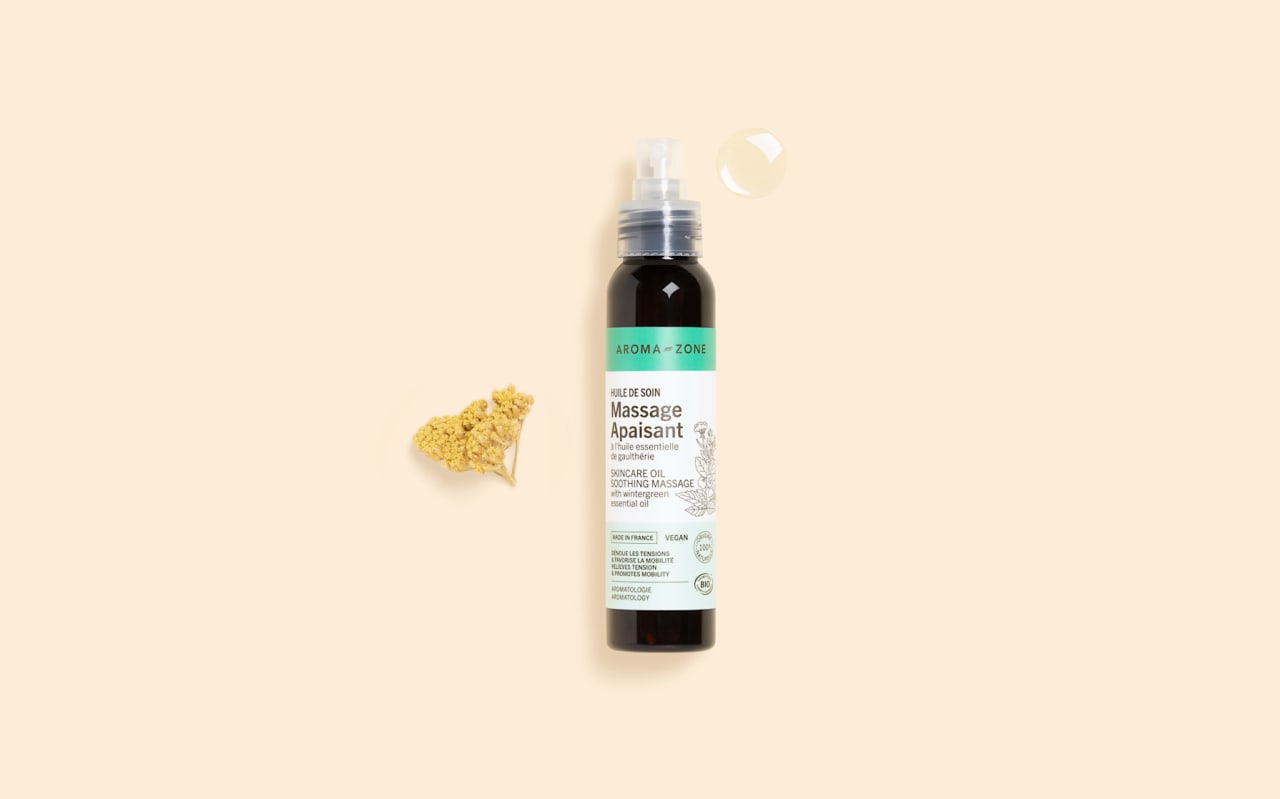 Cette huile de massage bio soulage 95% des tensions musculaires après l’effort
