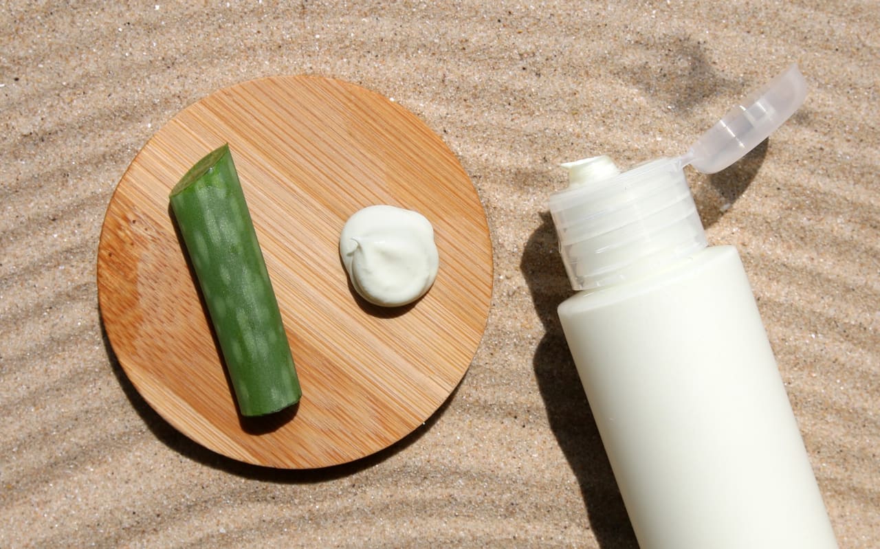 Crème solaire protectrice