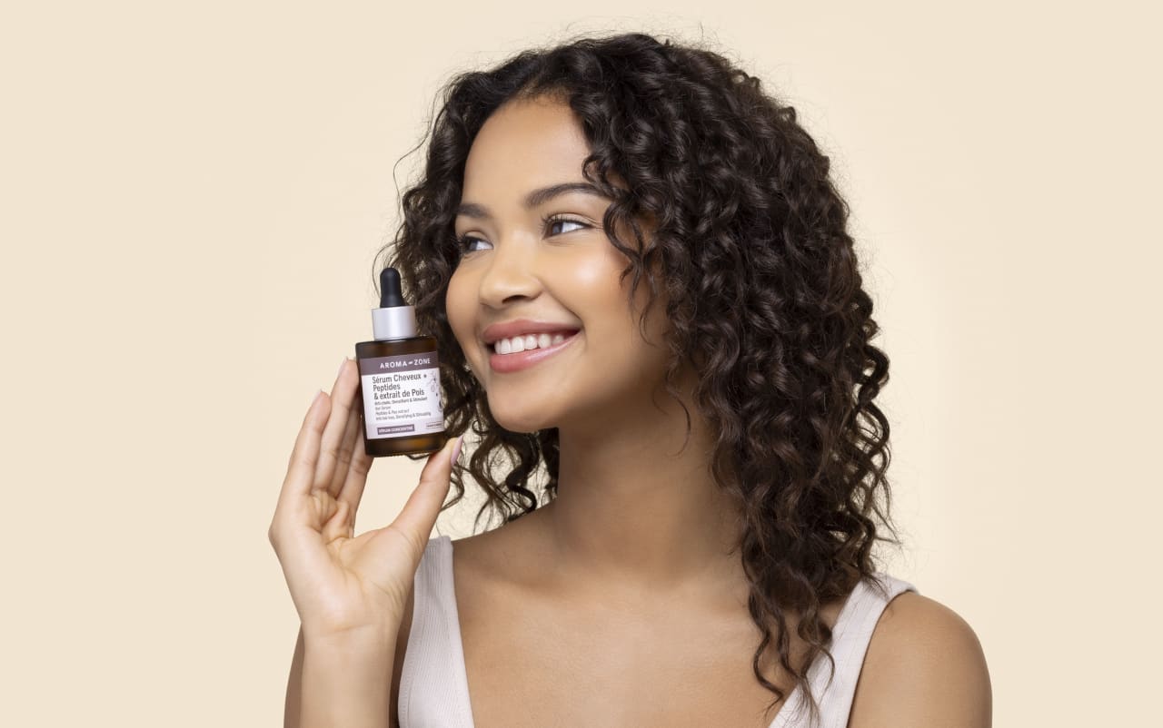 Des utilisatrices testent le Sérum Peptides & extrait de pois… et mesurent la pousse de leurs cheveux après 1 mois !