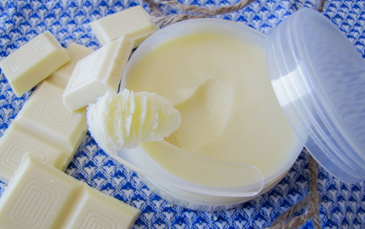 Beurre pour le corps au Chocolat blanc
