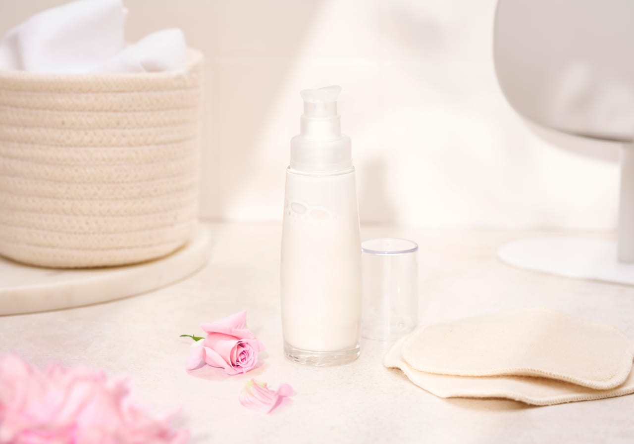 Lait visage démaquillant ciste & rose