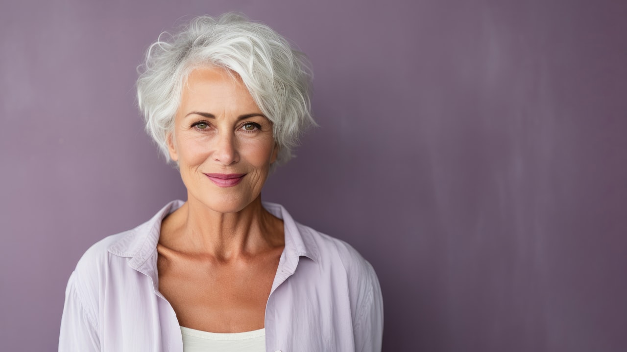 Come prendersi cura dei capelli bianchi?