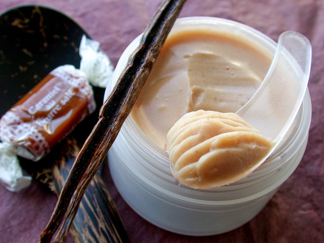 Baume visage fondant Caramel et Vanille