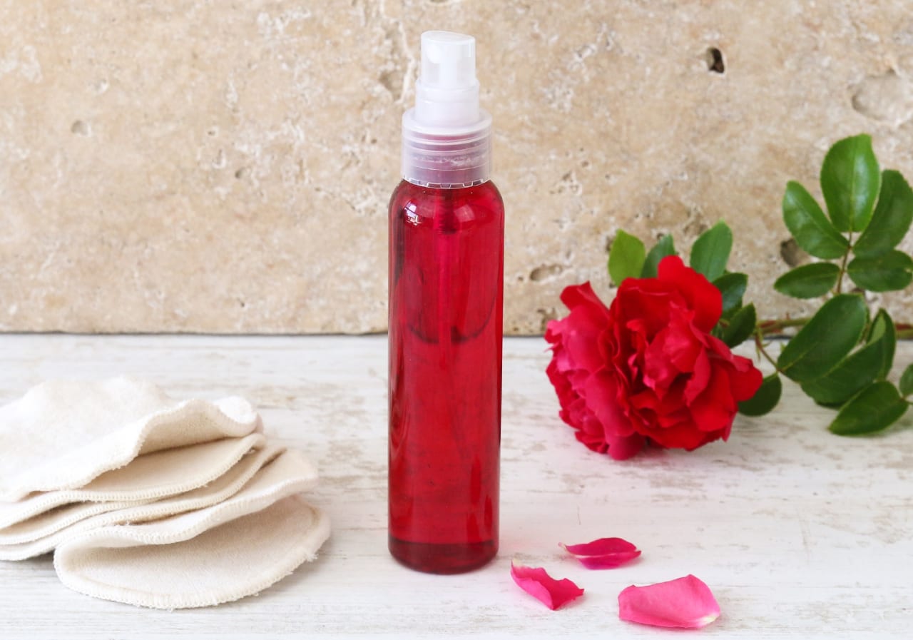 Lotion démaquillante à la rose de damas 