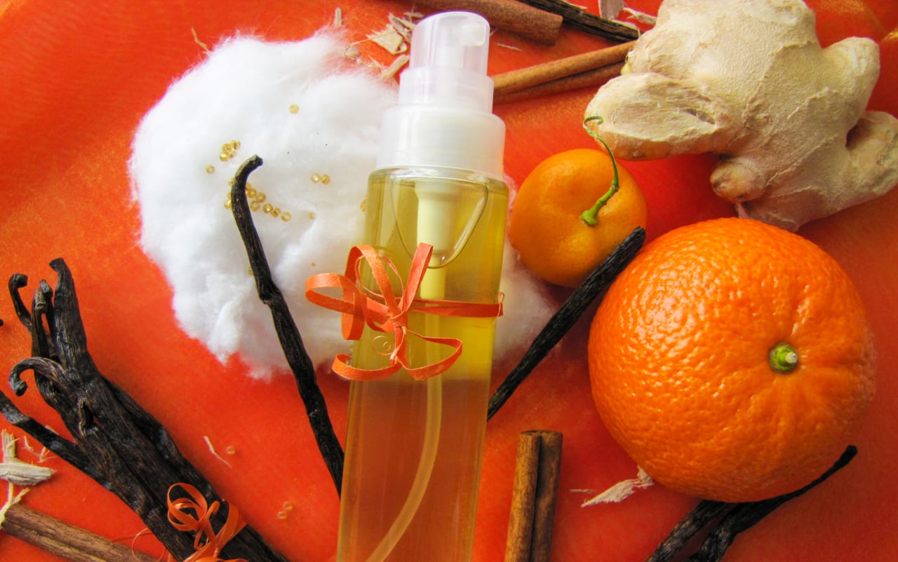 Brume d'oreiller sensuelle Vanille, Cannelle & Epices