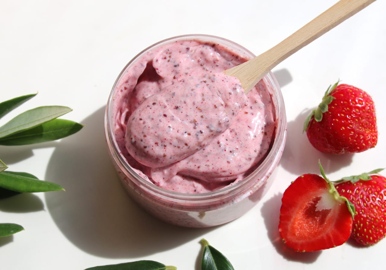 Gommage aux extraits de fruits visage et corps