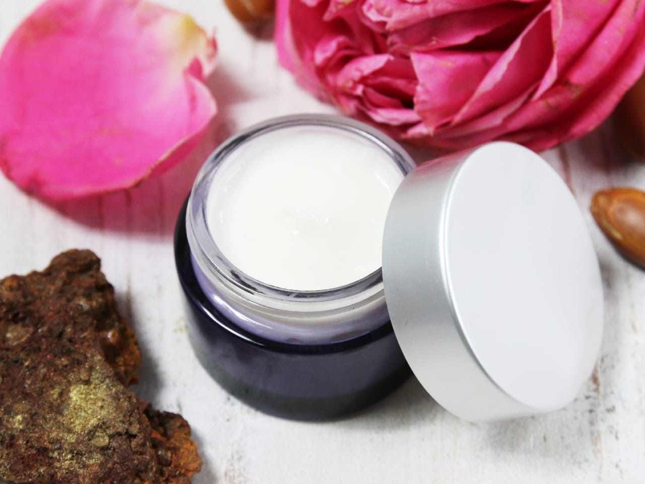 Crème visage "secret du désert" pour peaux mixtes à grasses