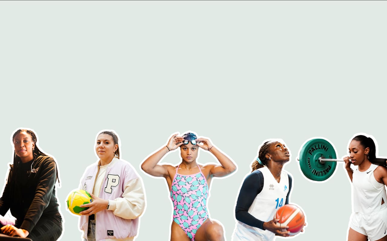 Portraits de cinq athlètes au féminin