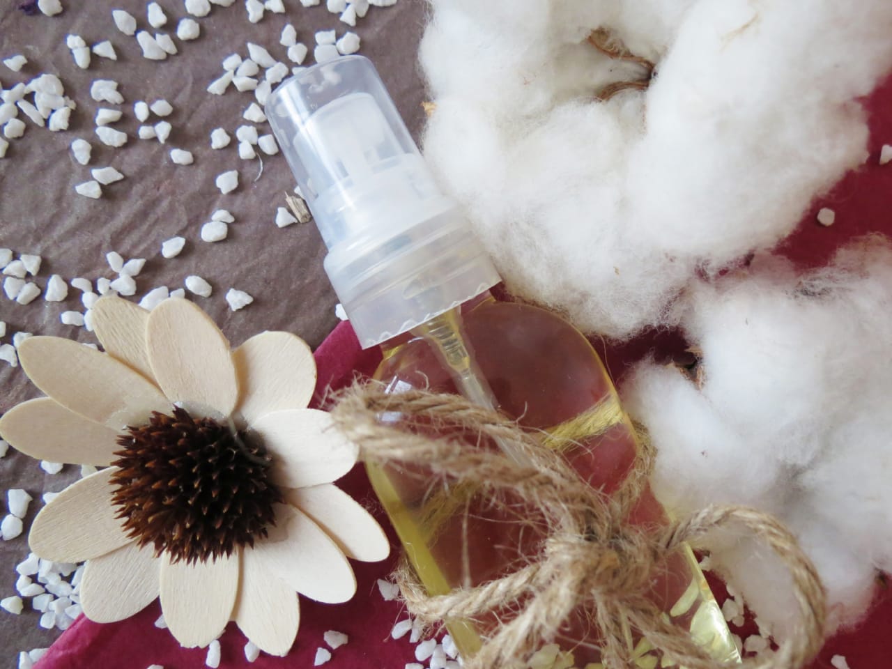 Huile sèche sublimante pour les cheveux