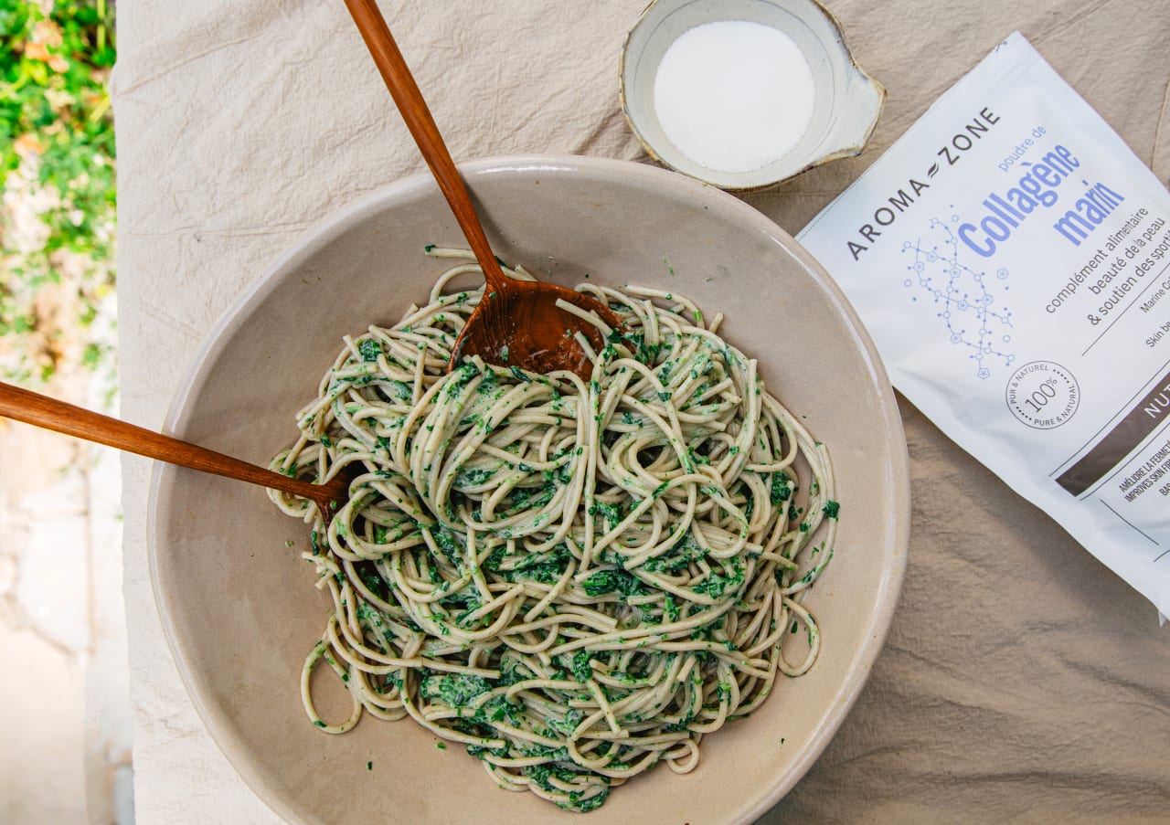 Pâtes aux épinards et crème végétale : recette gourmande et nourrissante