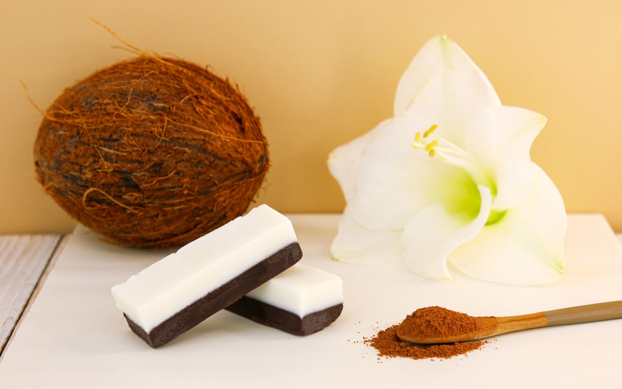 Barre nourrissante pour le corps "choco & coco"