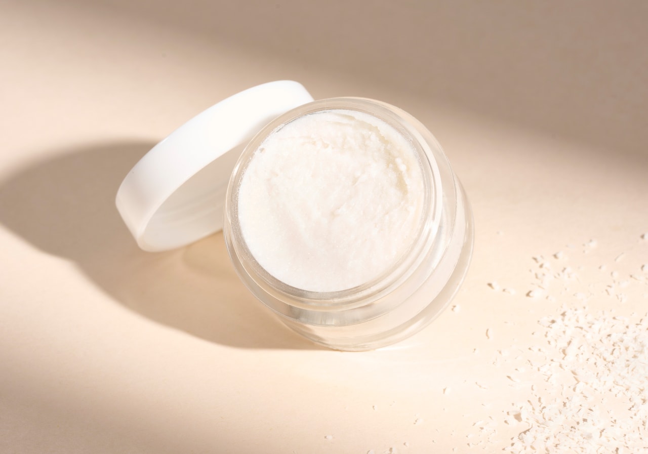 Gloss pailleté à la noix de coco