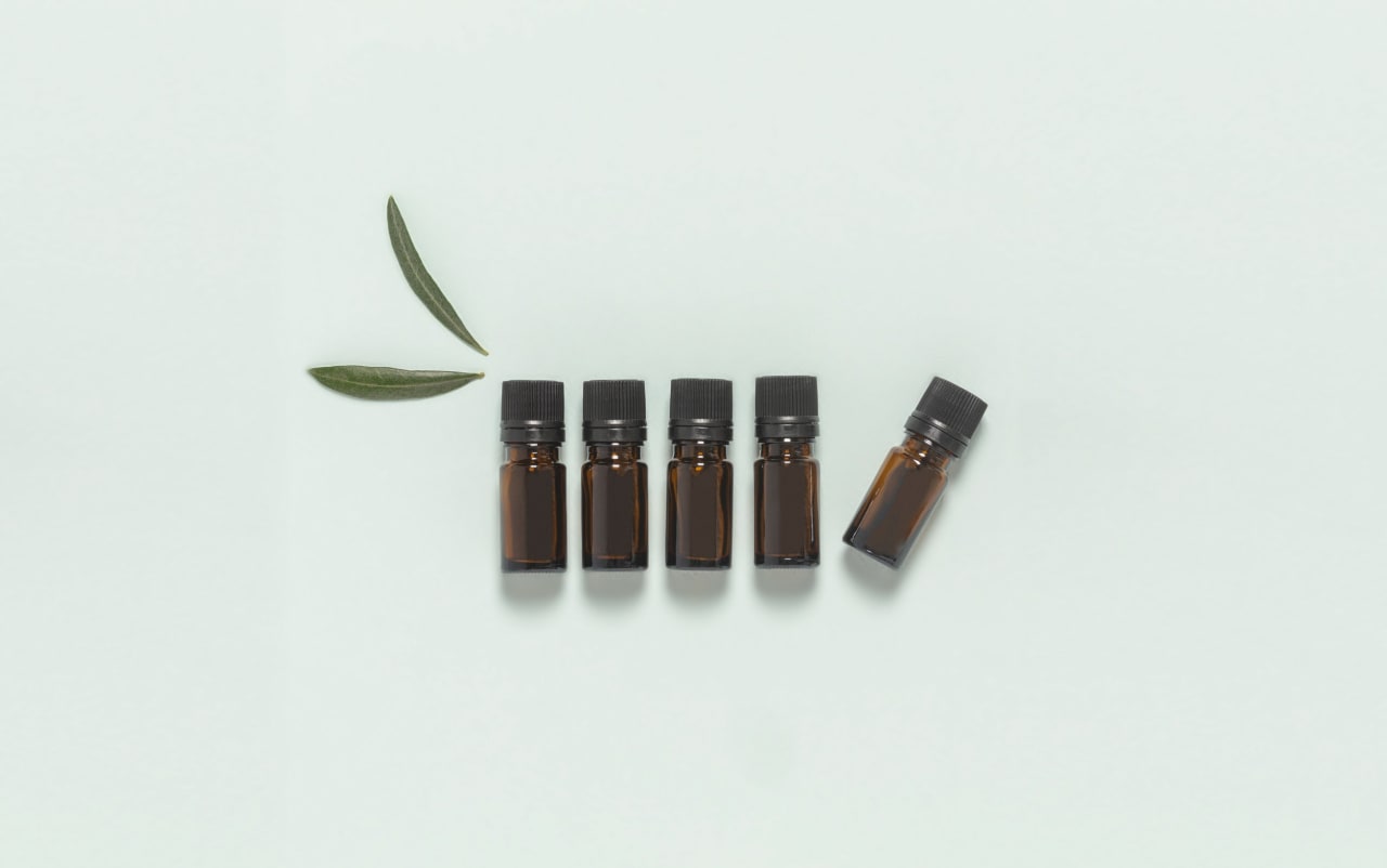 Amber Glass DIN18 Dropper Bottles (Pack Of 5) - 5ml