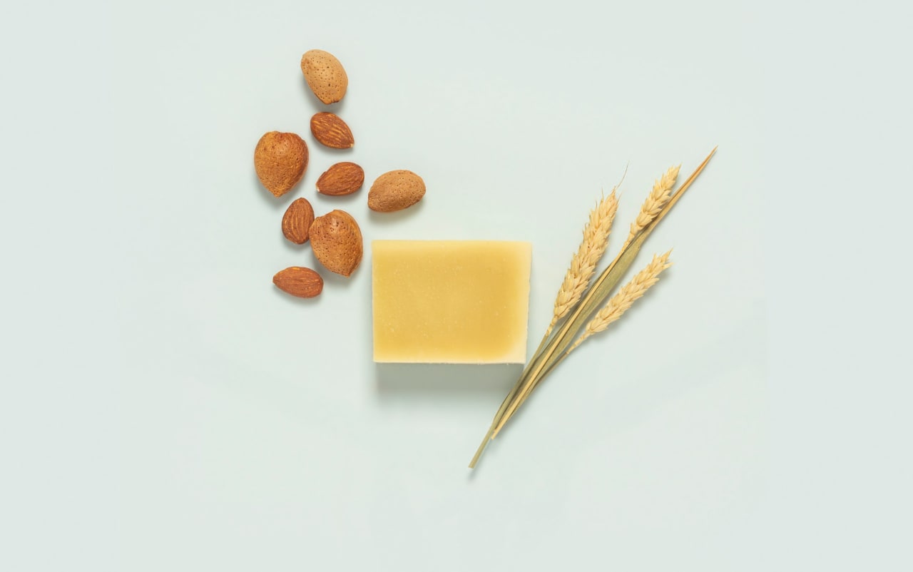 Handmade Soap Gentle Almond - Plant-Based & Cold Process