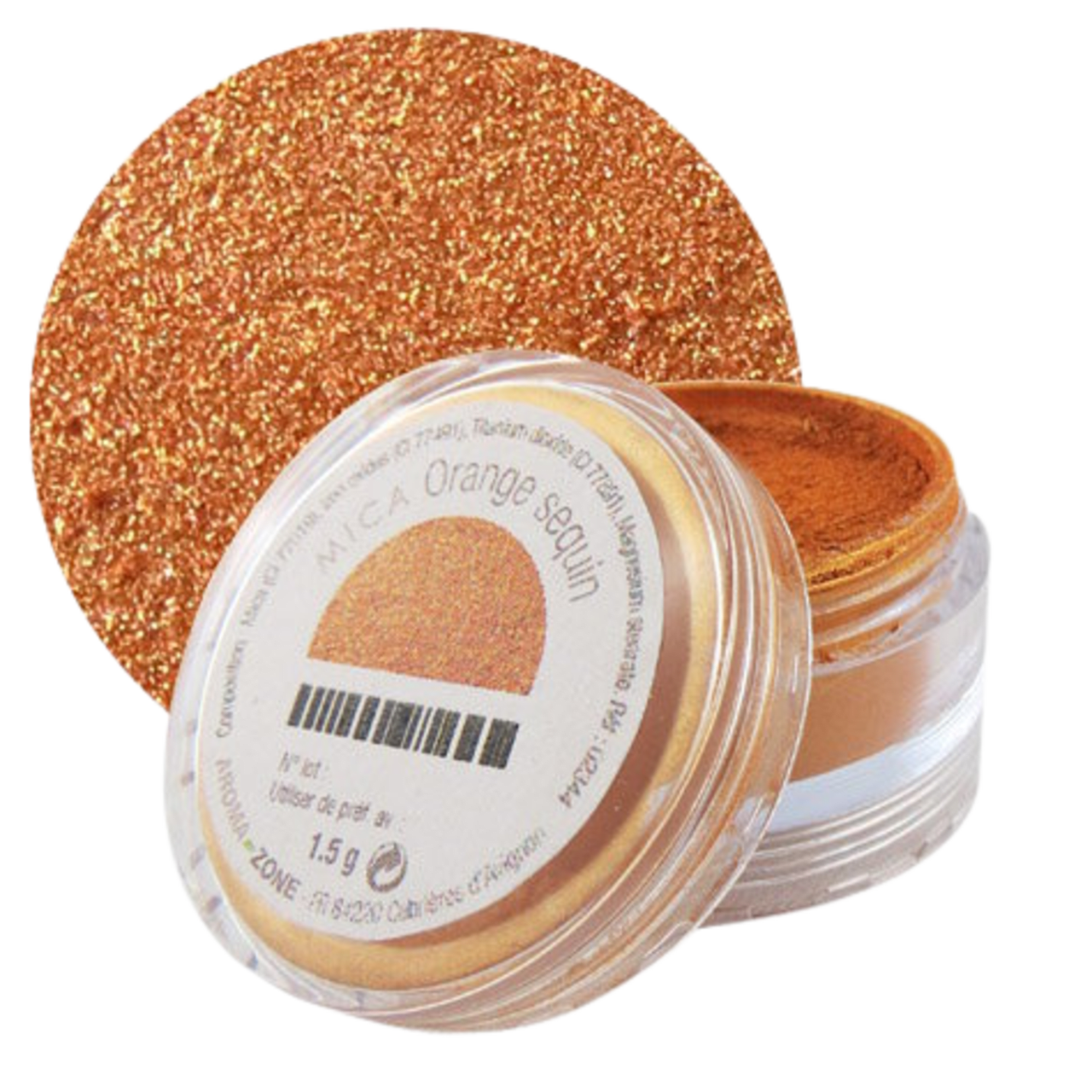Mica Orange sequin