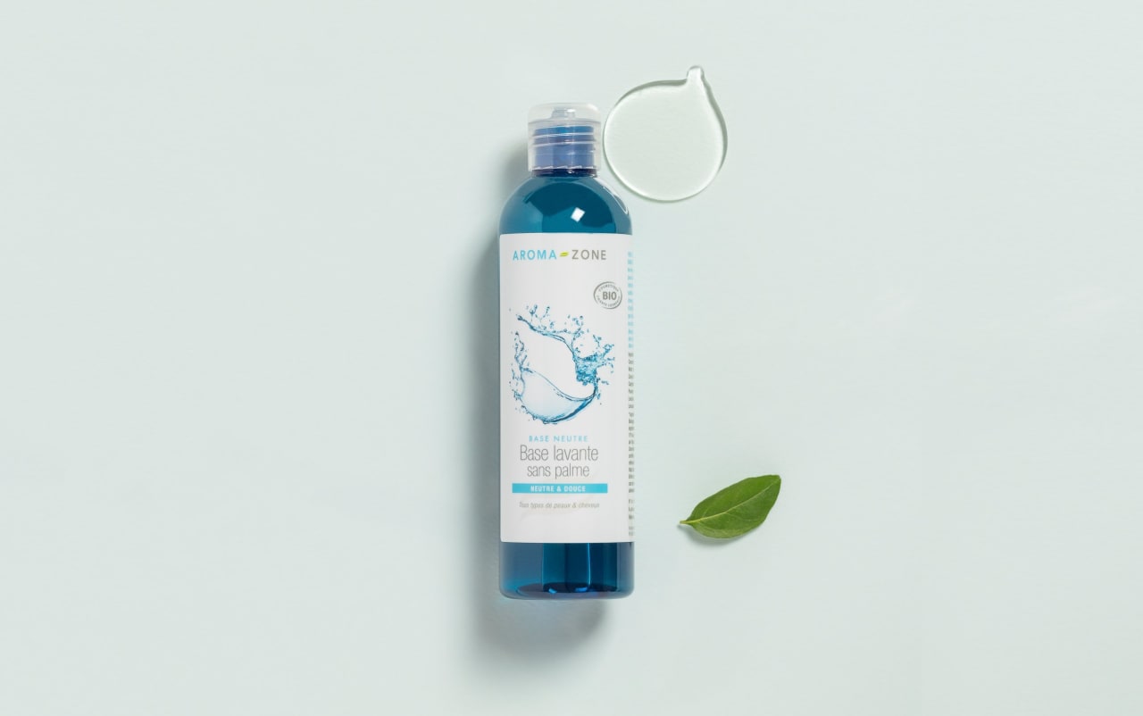 Base detergente neutra senza olio di palma