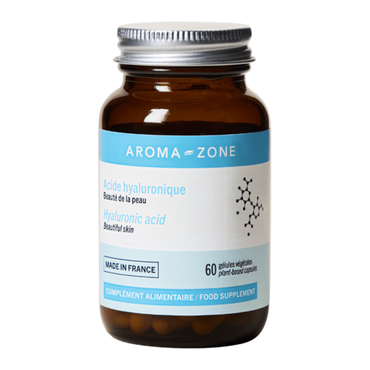 Acide hyaluronique - 60 gélules - Complément alimentaire