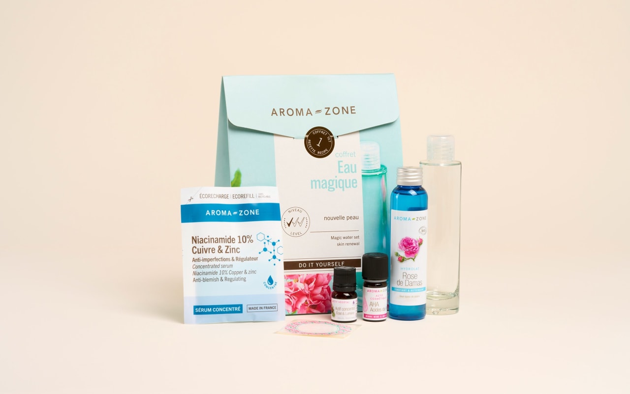Kit cosmetico fai da te Acqua magica nuova pelle