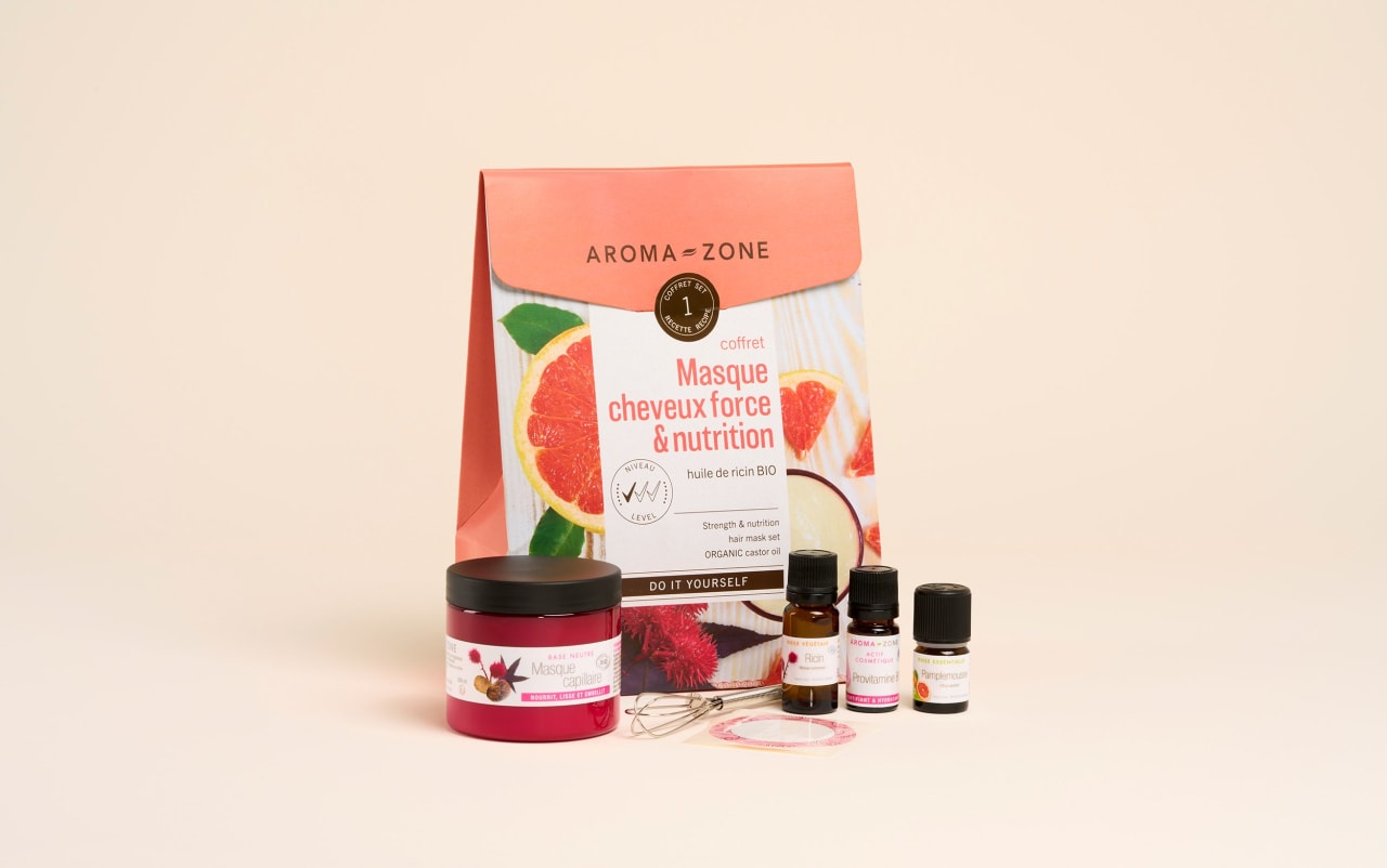 Kit cosmétique maison Masque Force & Nutrition pour les cheveux