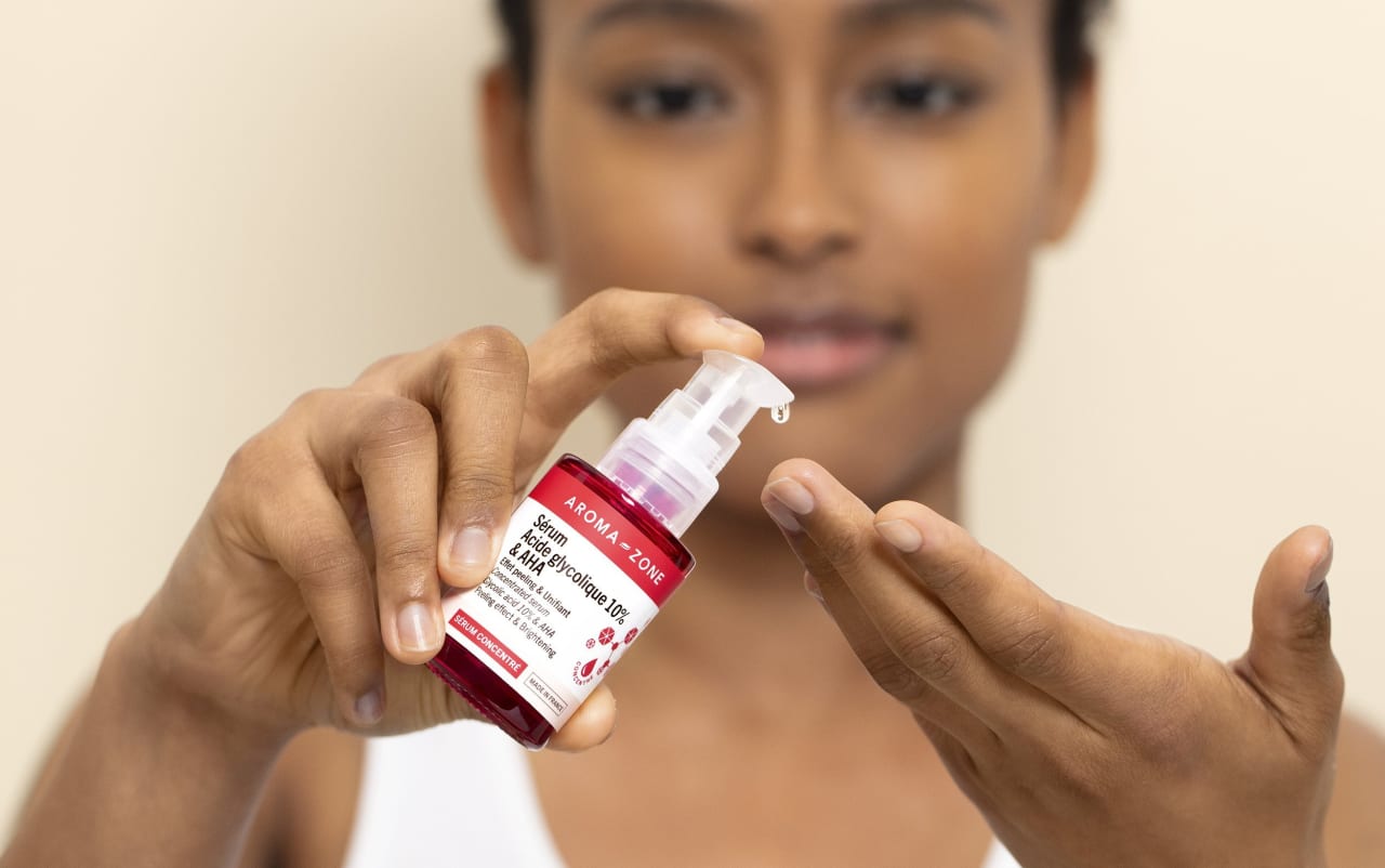 Sérum concentré Acide glycolique 10% & AHA