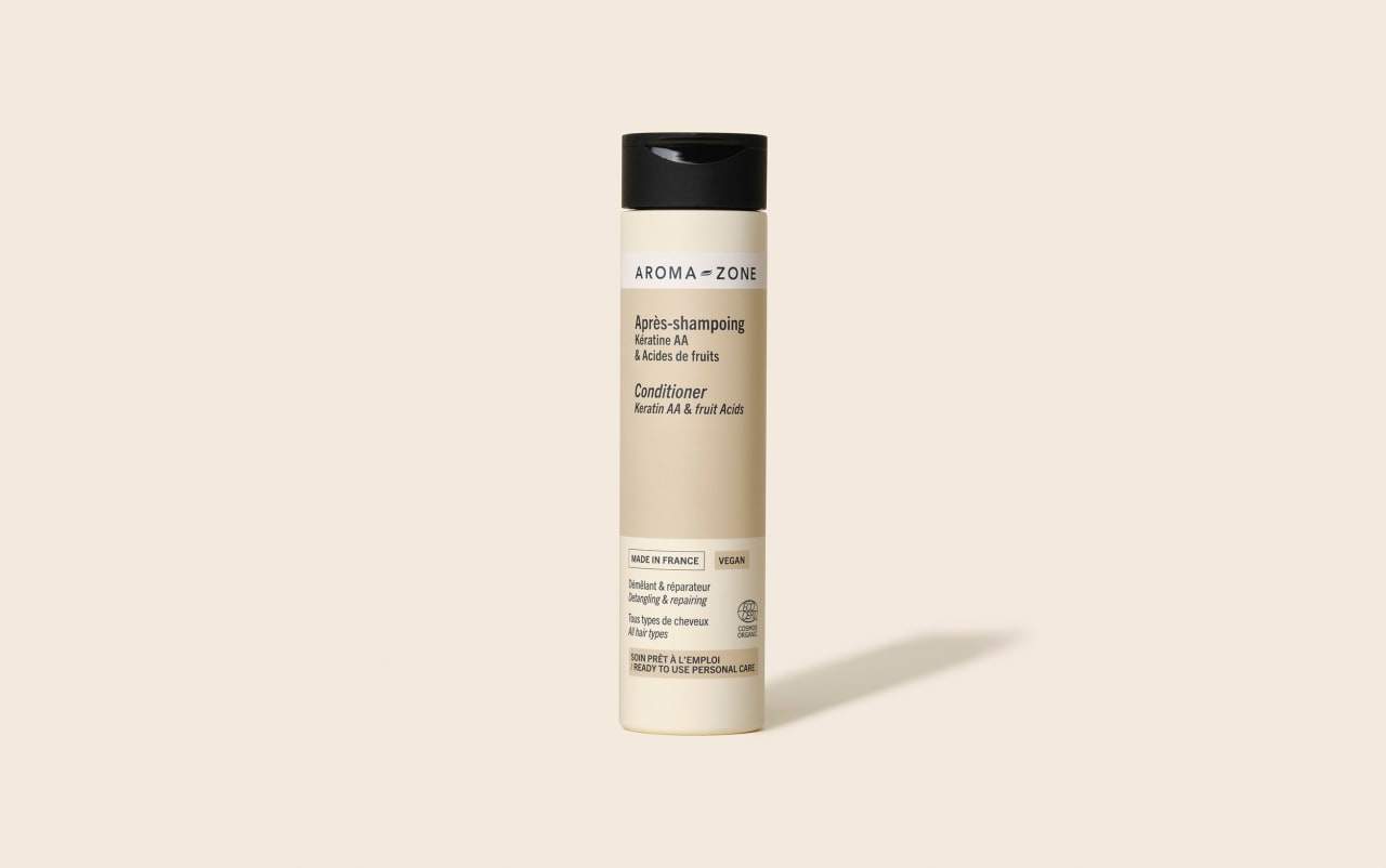 Après-shampoing démêlant et réparateur Kératine AA & Acides de fruits