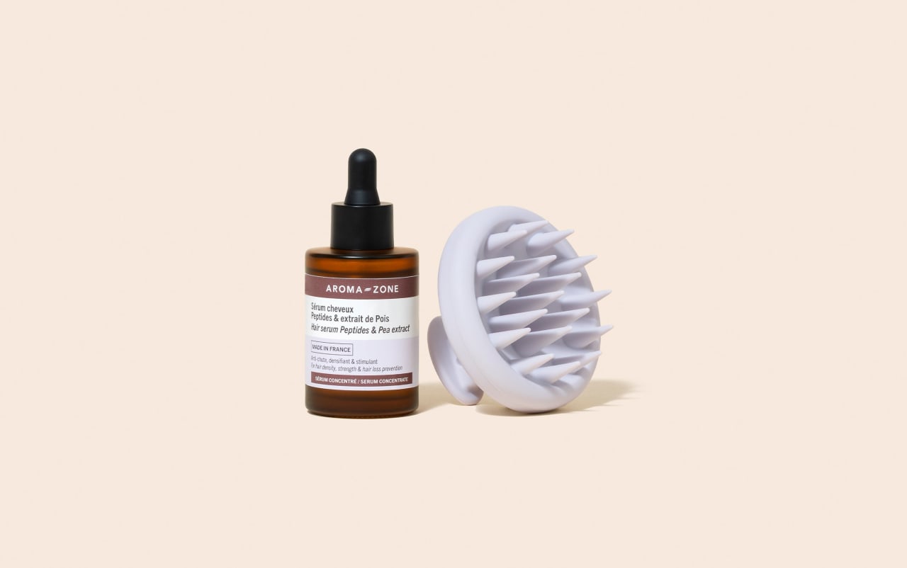 Duo Anti-Chute : Brosse Massante & Sérum Fortifiant