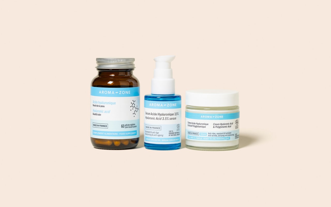 Trio Hydratation Intense à l’Acide Hyaluronique