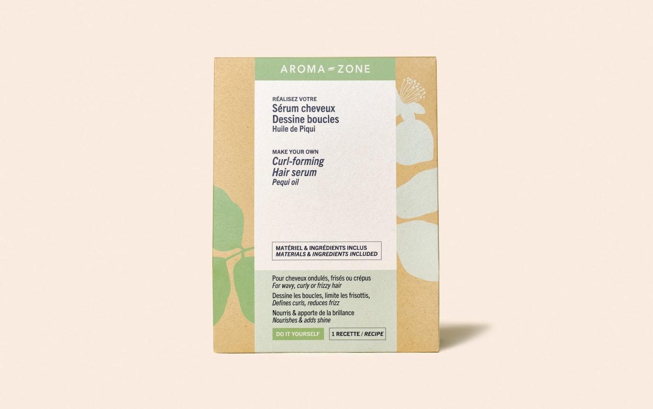Kit cosmetici fai da te Siero per definizione capelli ricci con olio di Pequi