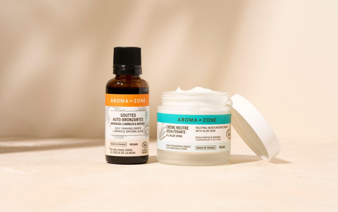 Tanned complexion duo