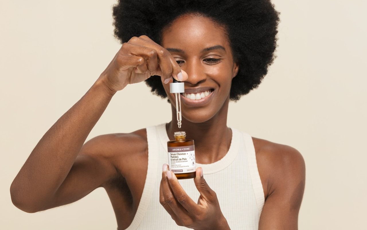 Sérum cheveux anti-chute Peptides & extrait de pois